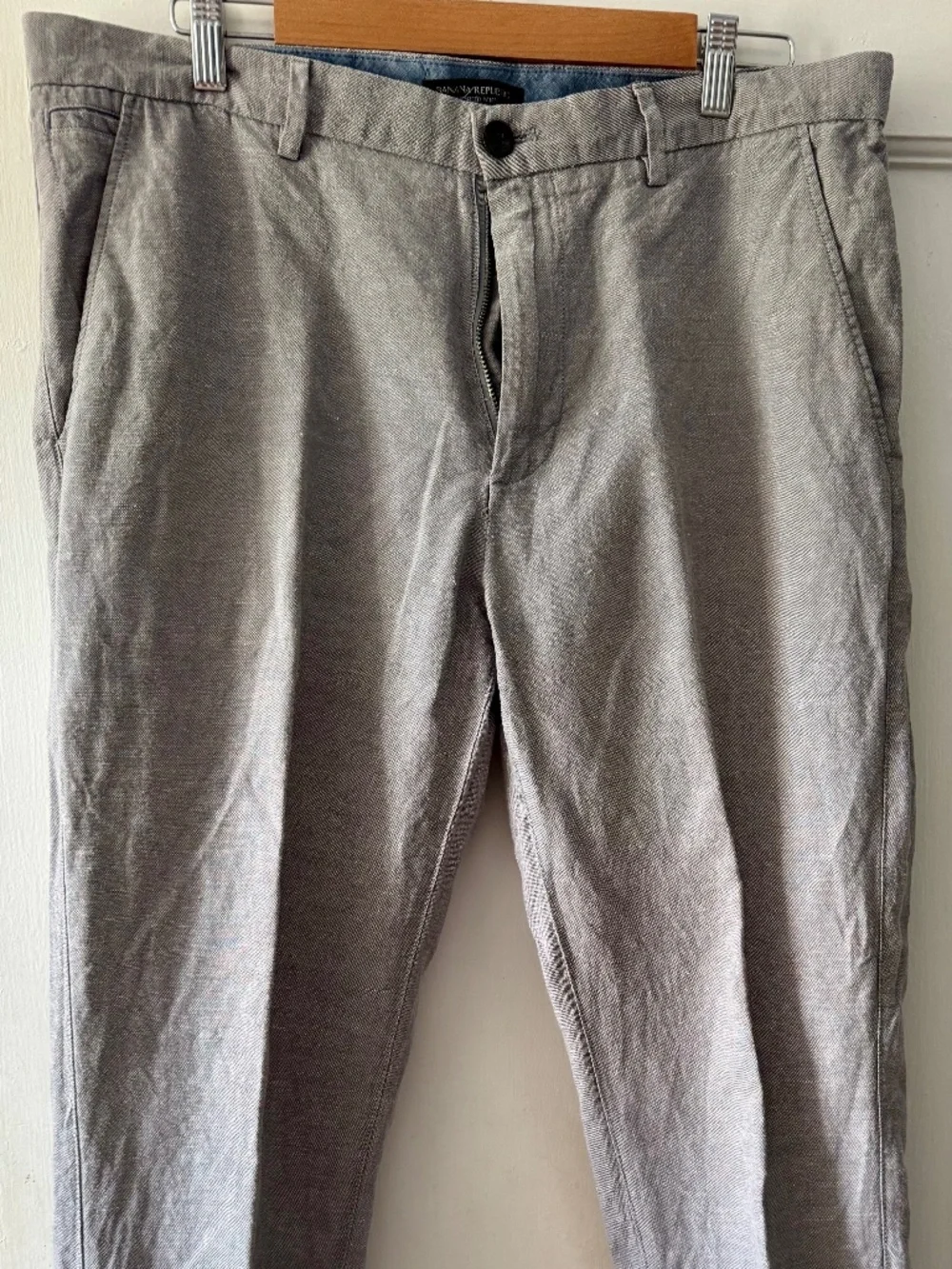 Banana Republic Linen Blend Trousers 35x32